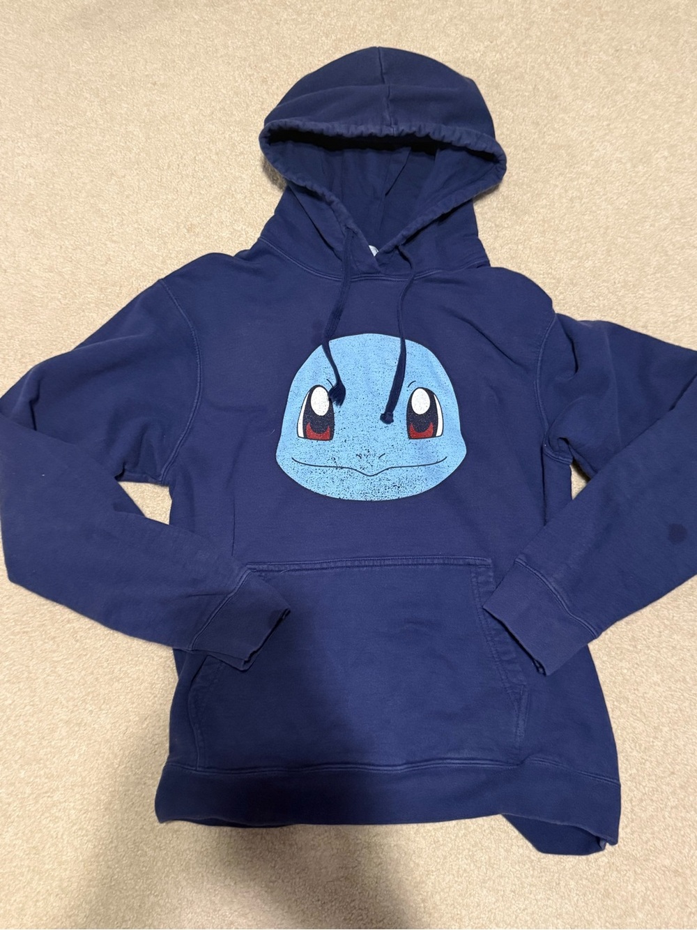 Navy Blue Squirtle Hooded Sweatshirt